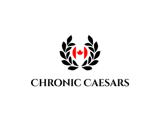 Chronic Caesars logo design by oke2angconcept