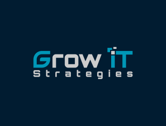 Grow IT Strategies logo design by goblin