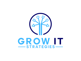 Grow IT Strategies logo design by done