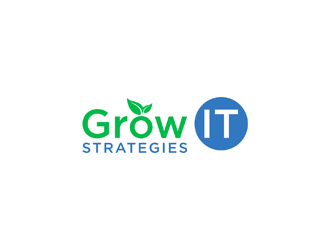 Grow IT Strategies logo design by johana