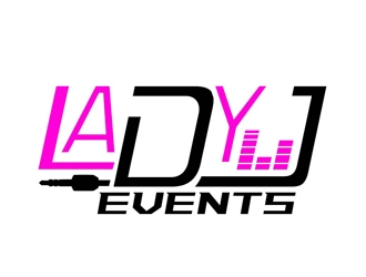 Lady J Events logo design by DreamLogoDesign