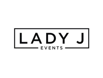 Lady J Events logo design by sabyan