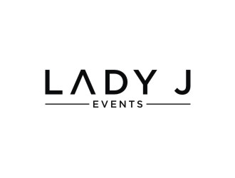 Lady J Events logo design by sabyan