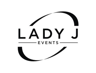 Lady J Events logo design by sabyan