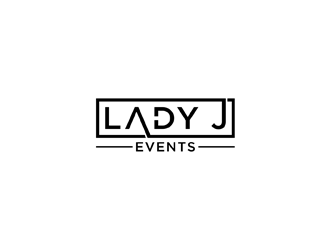 Lady J Events logo design by johana