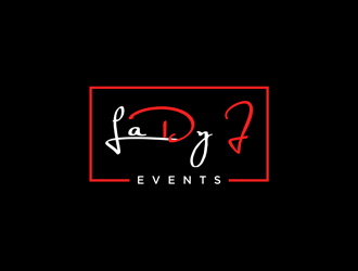 Lady J Events logo design by alby