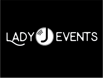 Lady J Events logo design by RealTaj