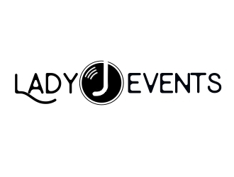 Lady J Events logo design by RealTaj