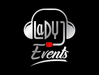 Lady J Events logo design by aura