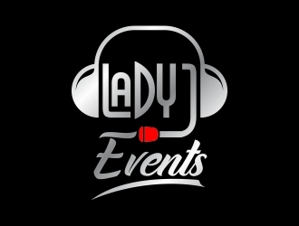 Lady J Events logo design by aura