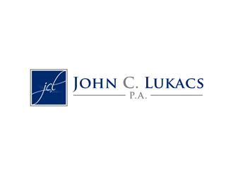 John C. Lukacs, P.A. logo design by alby