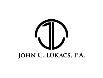 John C. Lukacs, P.A. logo design by dhika