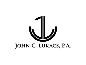 John C. Lukacs, P.A. logo design by dhika