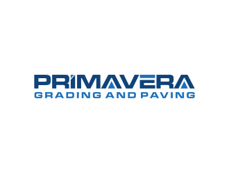 Primavera grading and paving logo design by RIANW