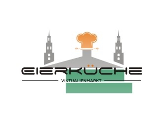 Eierküche Viktualienmarkt. (These words must be placed in the Logo!) logo design by EkoBooM