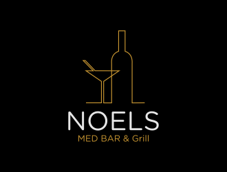 Noels MED BAR & Grill logo design by rezadesign