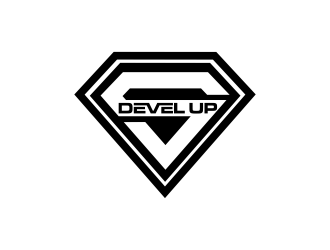 DEVEL UP logo design by oke2angconcept