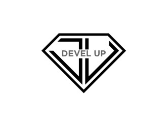 DEVEL UP logo design by bricton