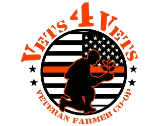 Vets 4 Vets logo design by uttam
