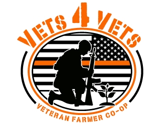 Vets 4 Vets logo design by uttam
