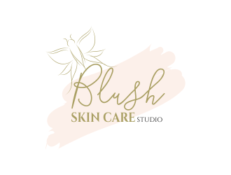 Blush Skin Care Studio logo design by WooW