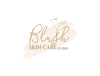 Blush Skin Care Studio logo design by WooW