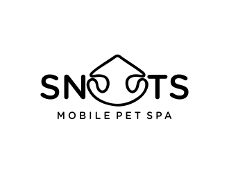Snoots Mobile Pet Spa logo design by oke2angconcept