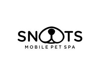 Snoots Mobile Pet Spa logo design by oke2angconcept