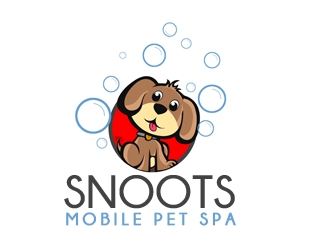 Snoots Mobile Pet Spa logo design by samueljho