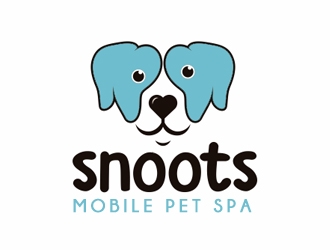 Snoots Mobile Pet Spa logo design by nikkl