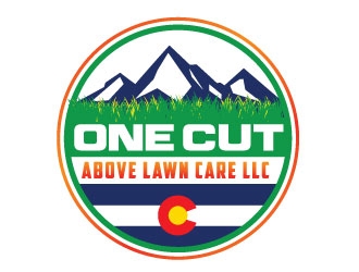 One Cut Above Lawn Care LLC logo design by REDCROW