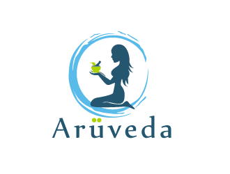 Arüveda logo design by bloomgirrl