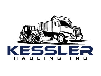 Kessler Hauling Inc logo design by daywalker