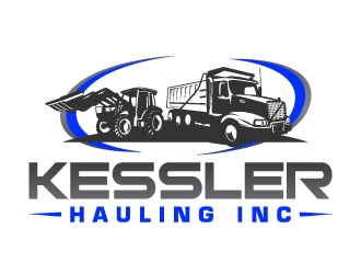 Kessler Hauling Inc logo design by akilis13