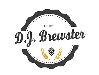 D.J. Brewster (Brand) logo design by PrimalGraphics