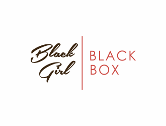 Black Girl Black Box logo design by giphone