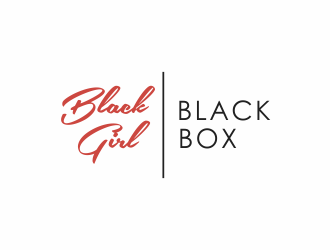Black Girl Black Box logo design by giphone