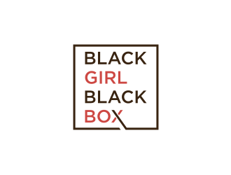Black Girl Black Box logo design by mbamboex