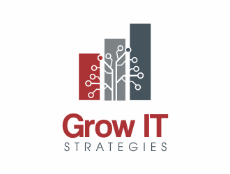 Grow IT Strategies logo design by up2date