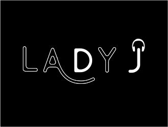 Lady J Events logo design by RealTaj