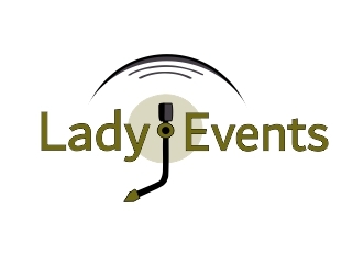 Lady J Events logo design by RealTaj