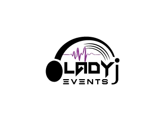 Lady J Events logo design by reni81