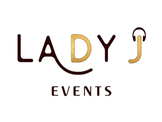 Lady J Events logo design by RealTaj