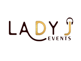 Lady J Events logo design by RealTaj