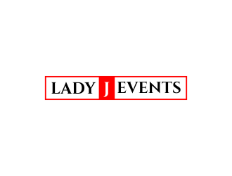 Lady J Events logo design by akhi
