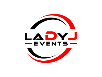 Lady J Events logo design by akhi