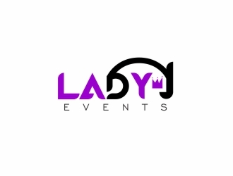 Lady J Events logo design by Day2DayDesigns