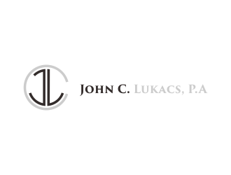 John C. Lukacs, P.A. logo design by qqdesigns