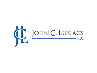 John C. Lukacs, P.A. logo design by akhi