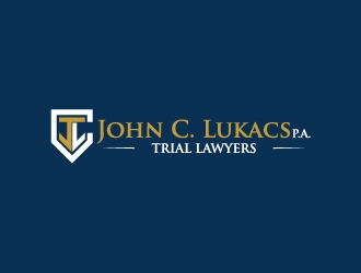 John C. Lukacs, P.A. logo design by kgcreative